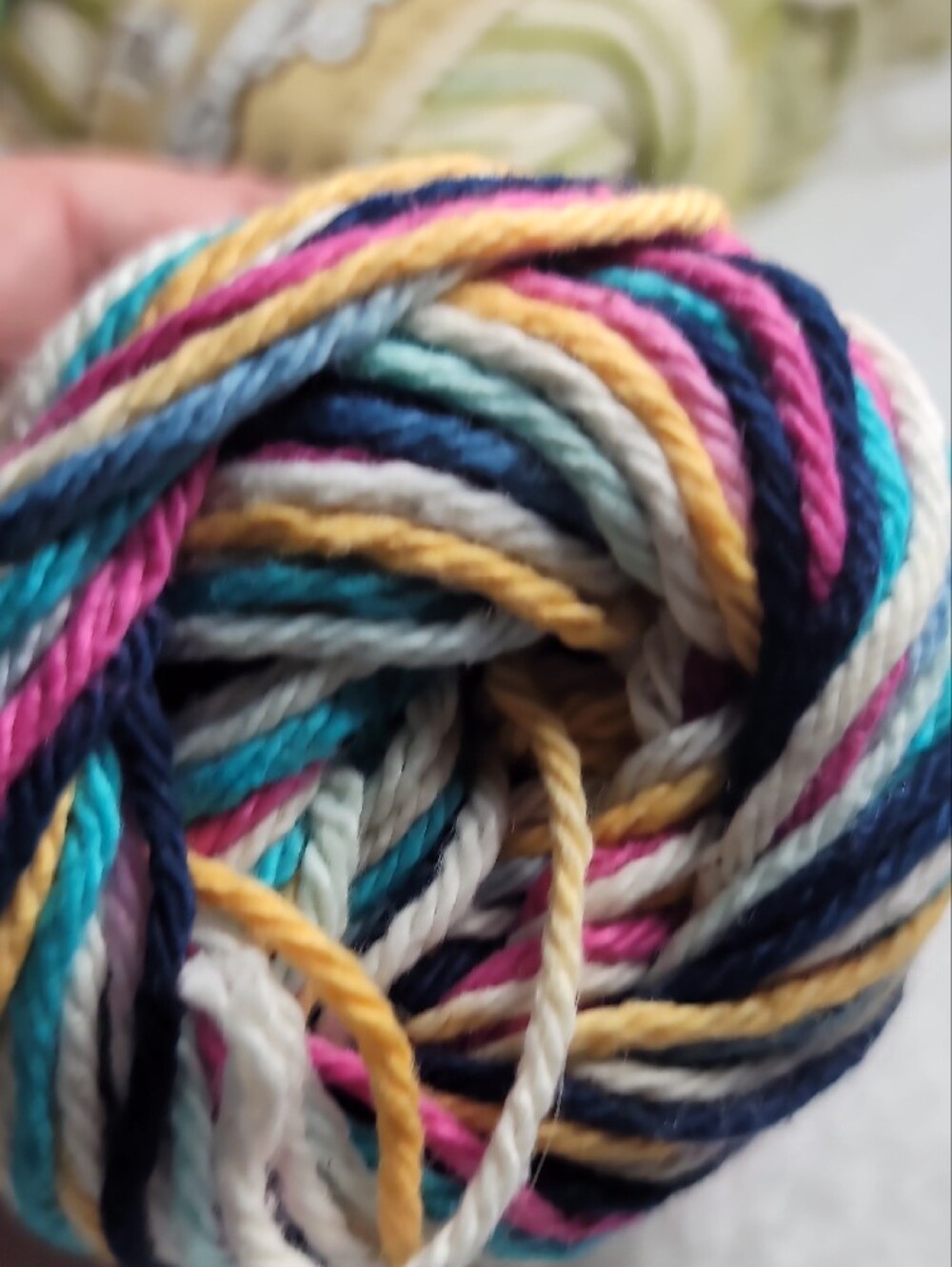Lion Brand/ Lily Cotton Multicolor Yarn - 17 Balls - NWT - Picture 5 of 16